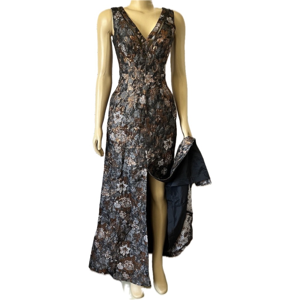 Aidan Mattox | Sleeveless Double V-Neck Formal Gown | Size 0 | NEW CONDITION